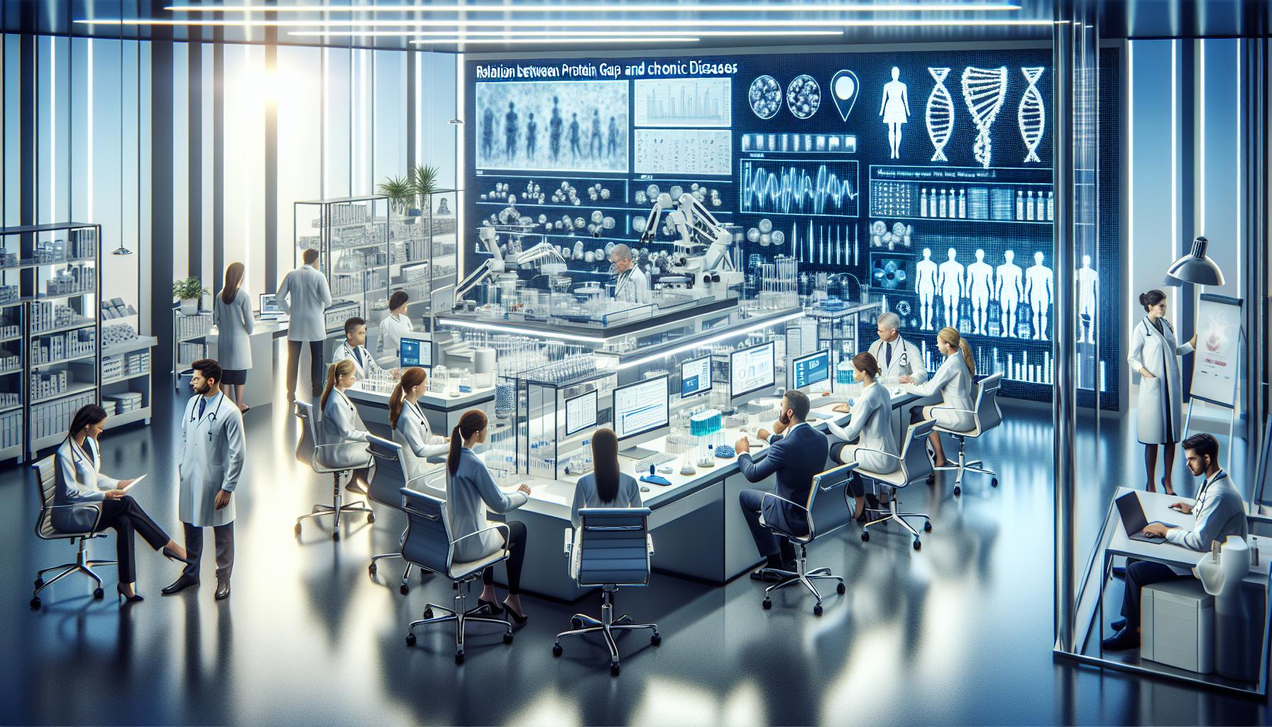 Relation Between Protein Gap and Chronic Diseases